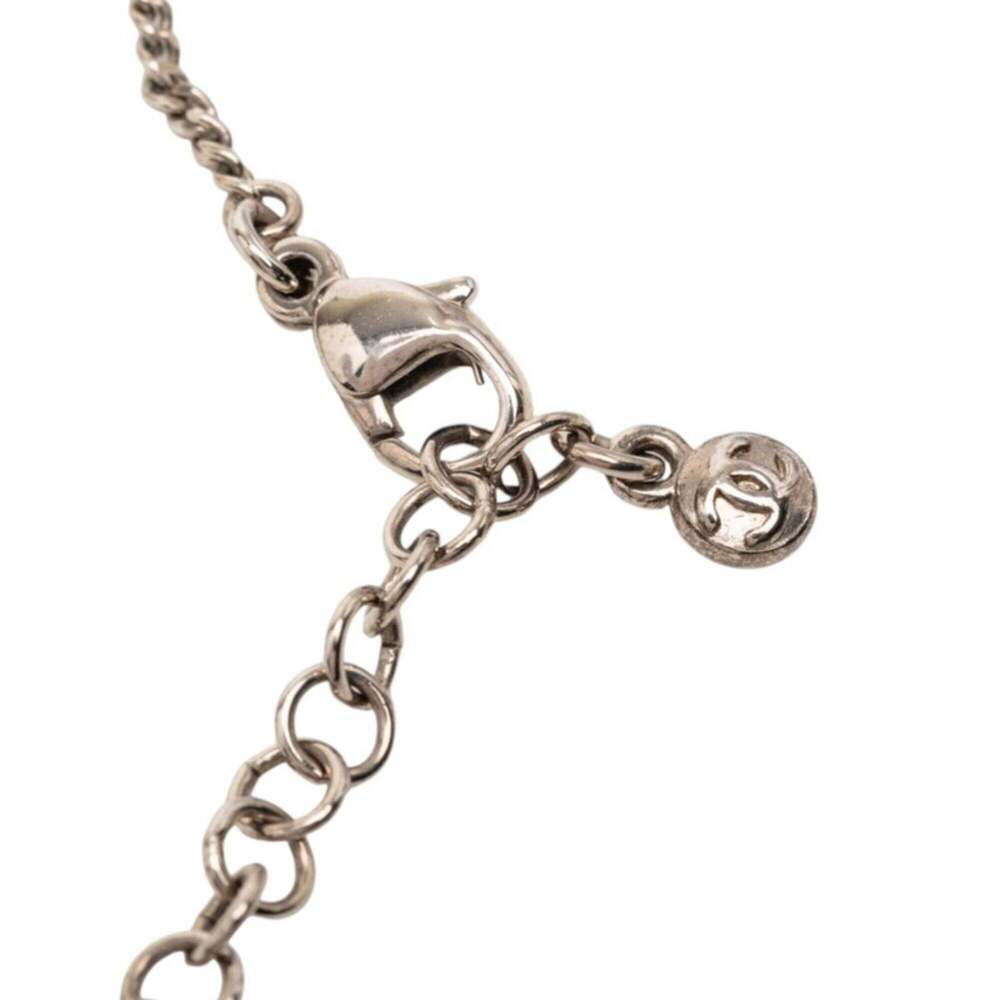 CHANEL Authentic Silver Logo Necklace - Picture 3 of 6